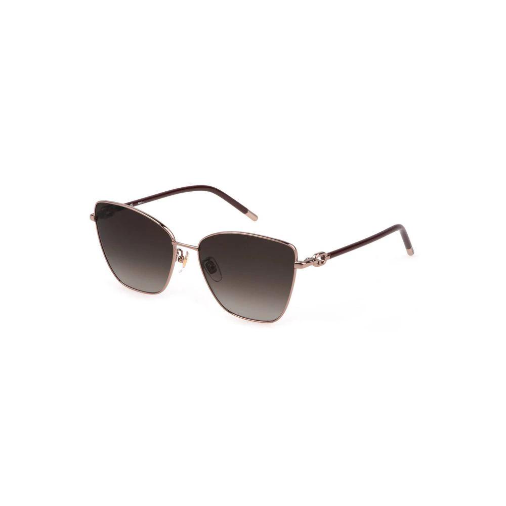 Lunettes de soleil Furla Argento en métal pour femmes