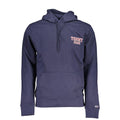 Tommy Hilfiger Blue Cotton Men's Hoodie Tommy Hilfiger