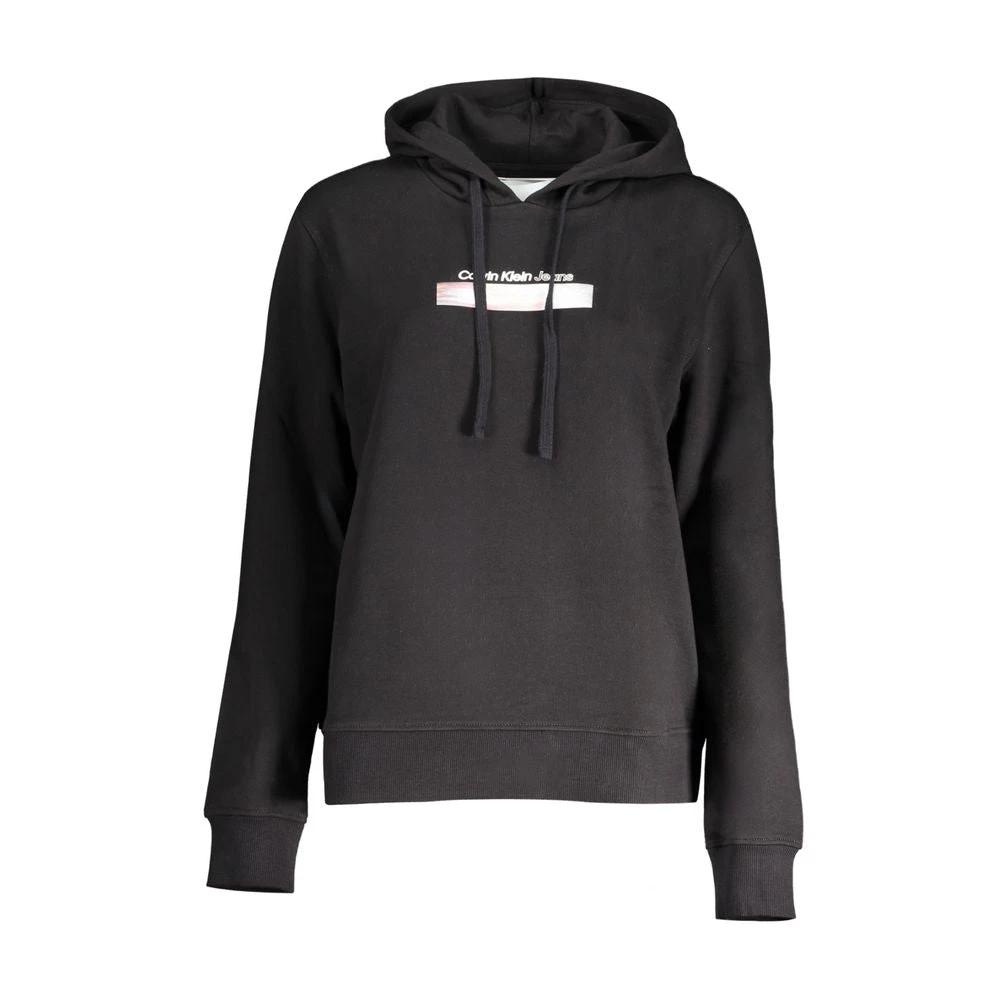 Calvin Klein Black Cotton Women's Sweatshirt