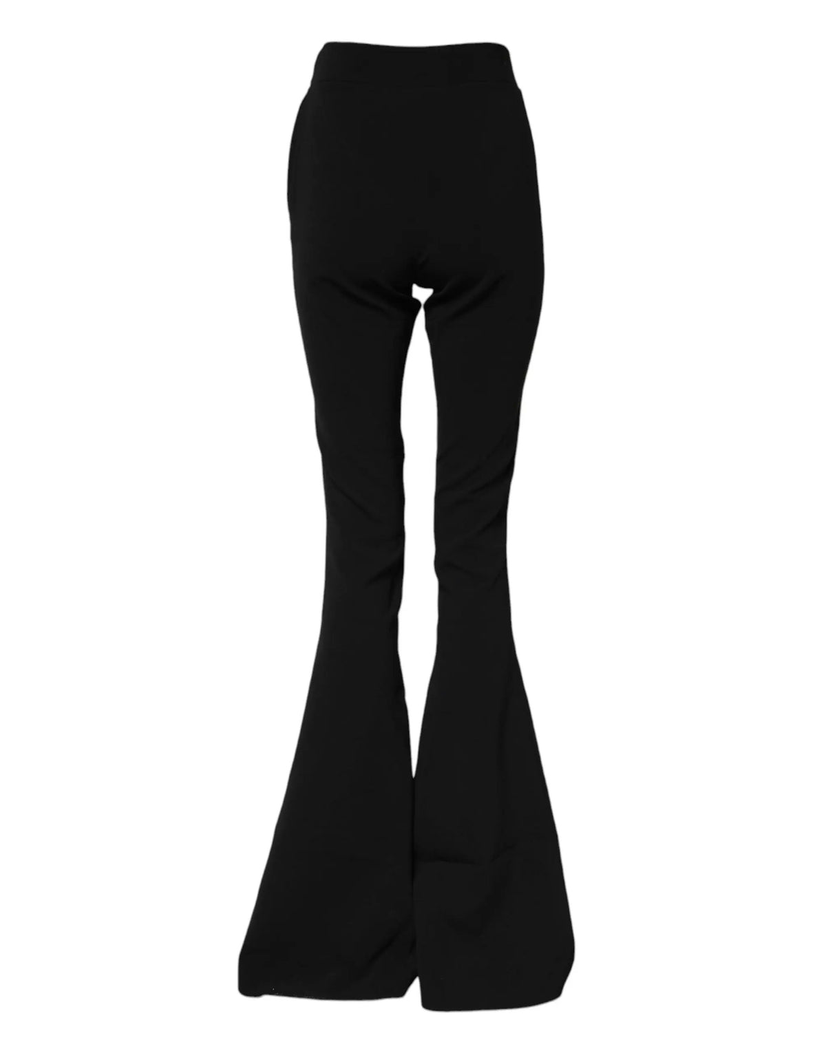 Dsquared² Dsquared² Black Polyester High Waisted Flared Pants