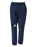 Dsquared² Blue Cotton Mid Waisted Jogger Pants by Dsquared²