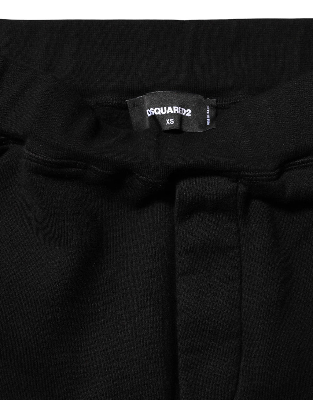 Dsquared² Black Red Cotton Straight Fit Jogger Pants by Dsquared²