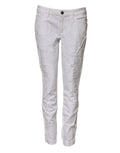 Dolce & Gabbana White Cotton Mid Waisted Women Denim Jeans by Dolce & Gabbana