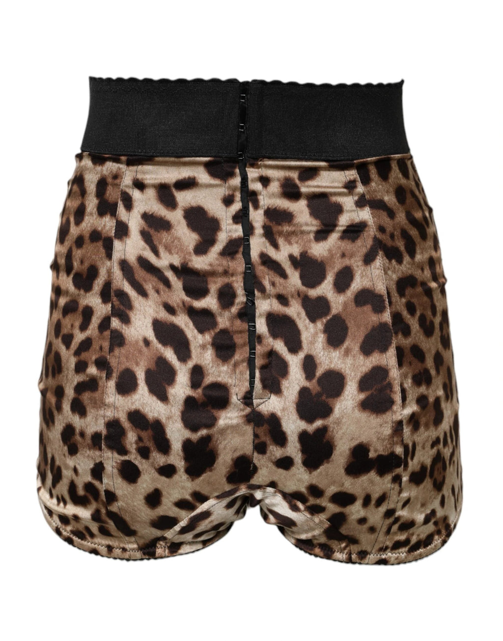 Dolce & Gabbana Brown Leopard High Waist Hot Pants Shorts by Dolce & Gabbana