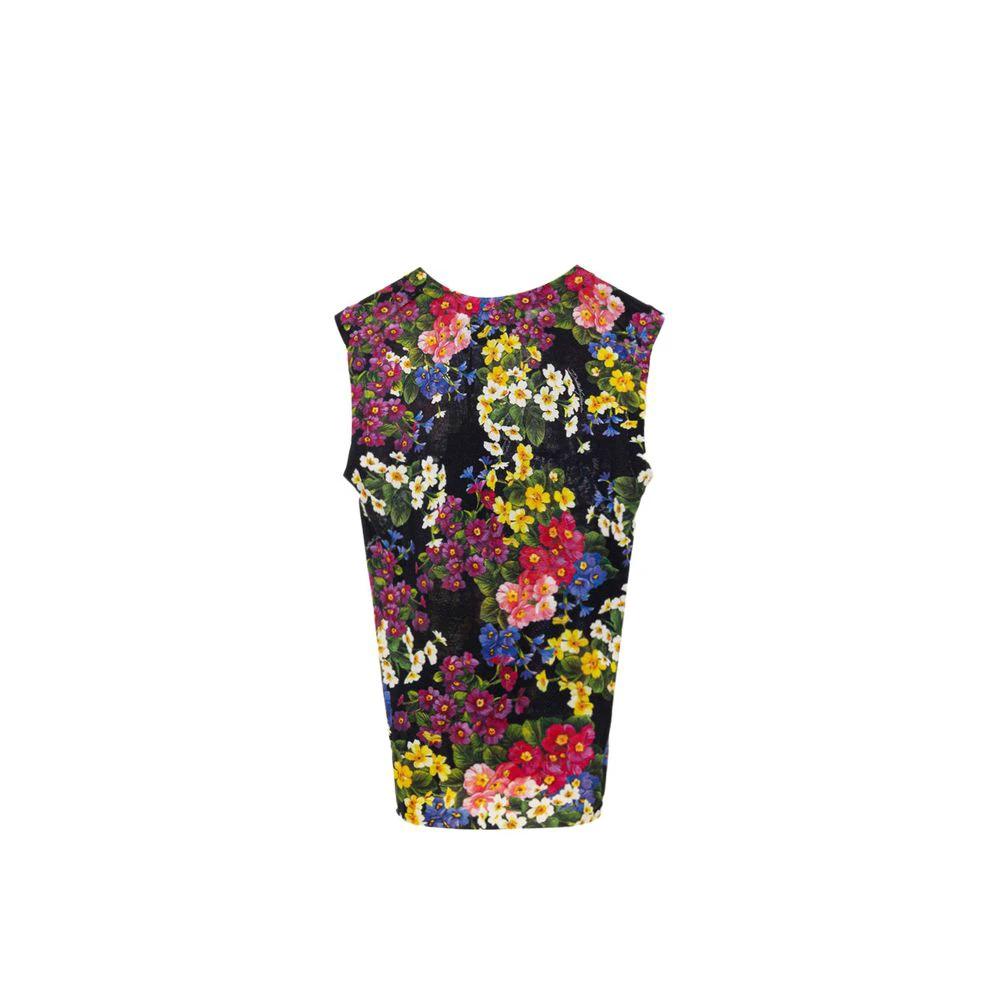 Dolce & Gabbana Black Cashmere Tank Top by Dolce & Gabbana