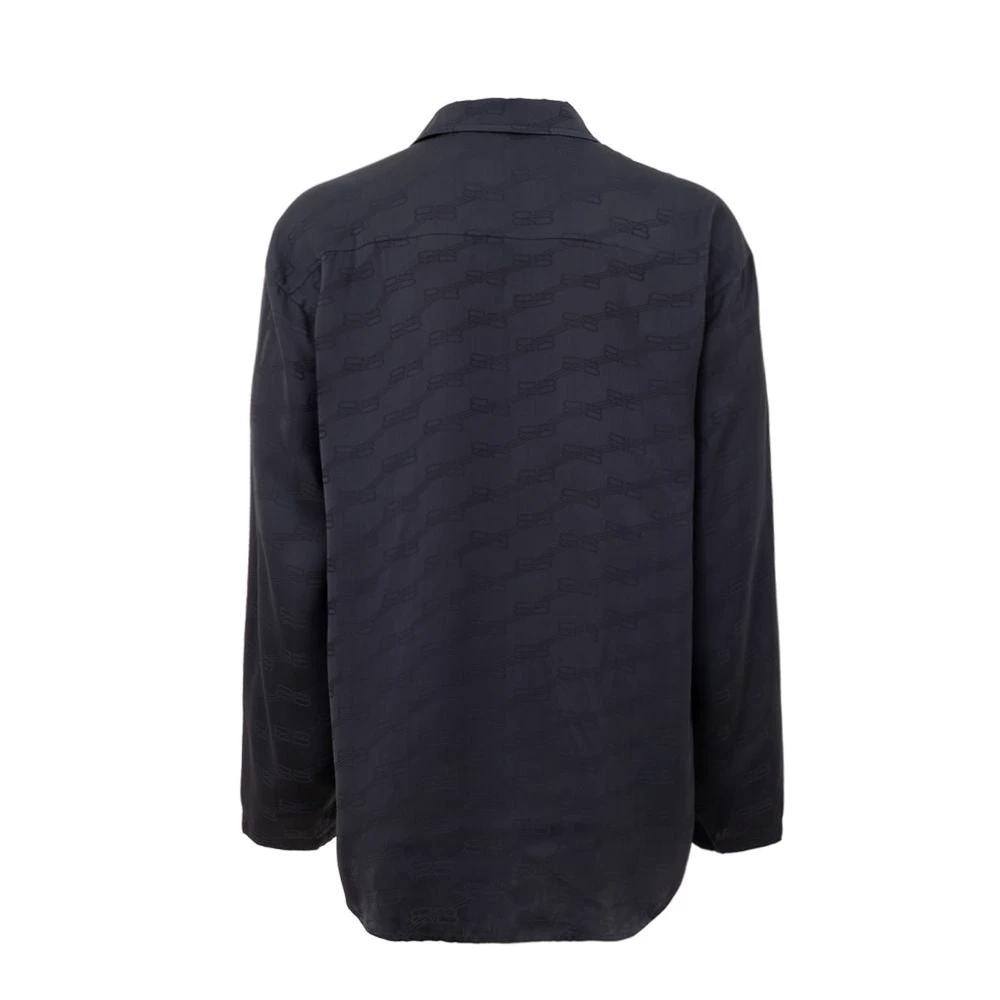 Balenciaga Gray Viscose Dress Shirt by Balenciaga