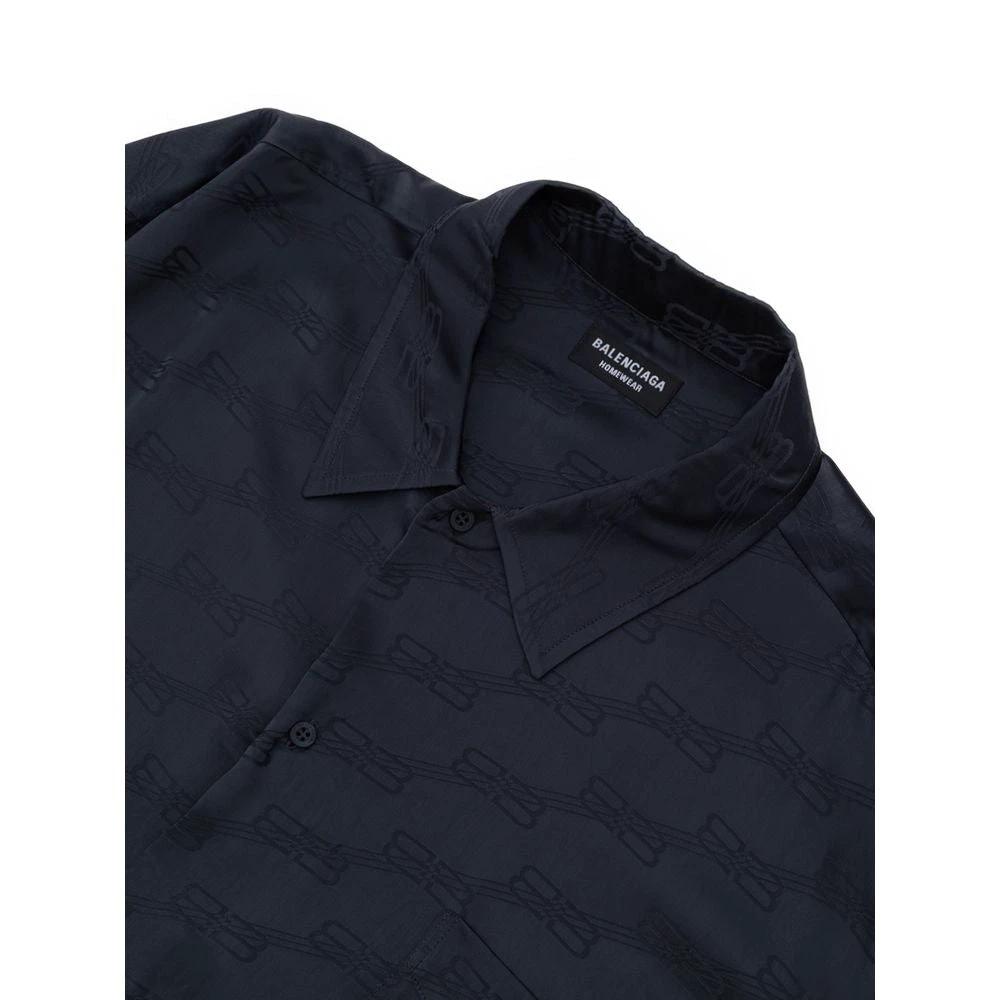 Balenciaga Gray Viscose Dress Shirt by Balenciaga