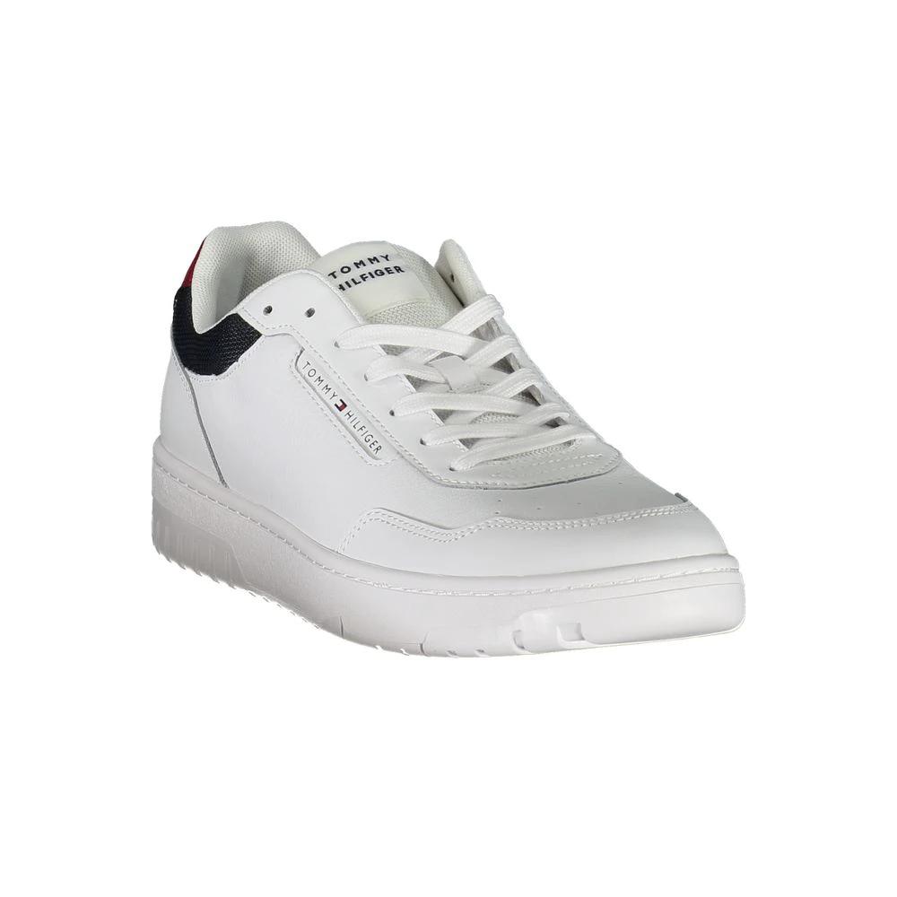 Tommy Hilfiger Bianco Leather Men Sneaker Tommy Hilfiger