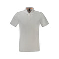 Polo Hugo Boss Bianco en coton pour homme