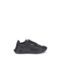 Dsquared² Black Calf Leather Bos Taurus Athletic Sneakers by Dsquared²