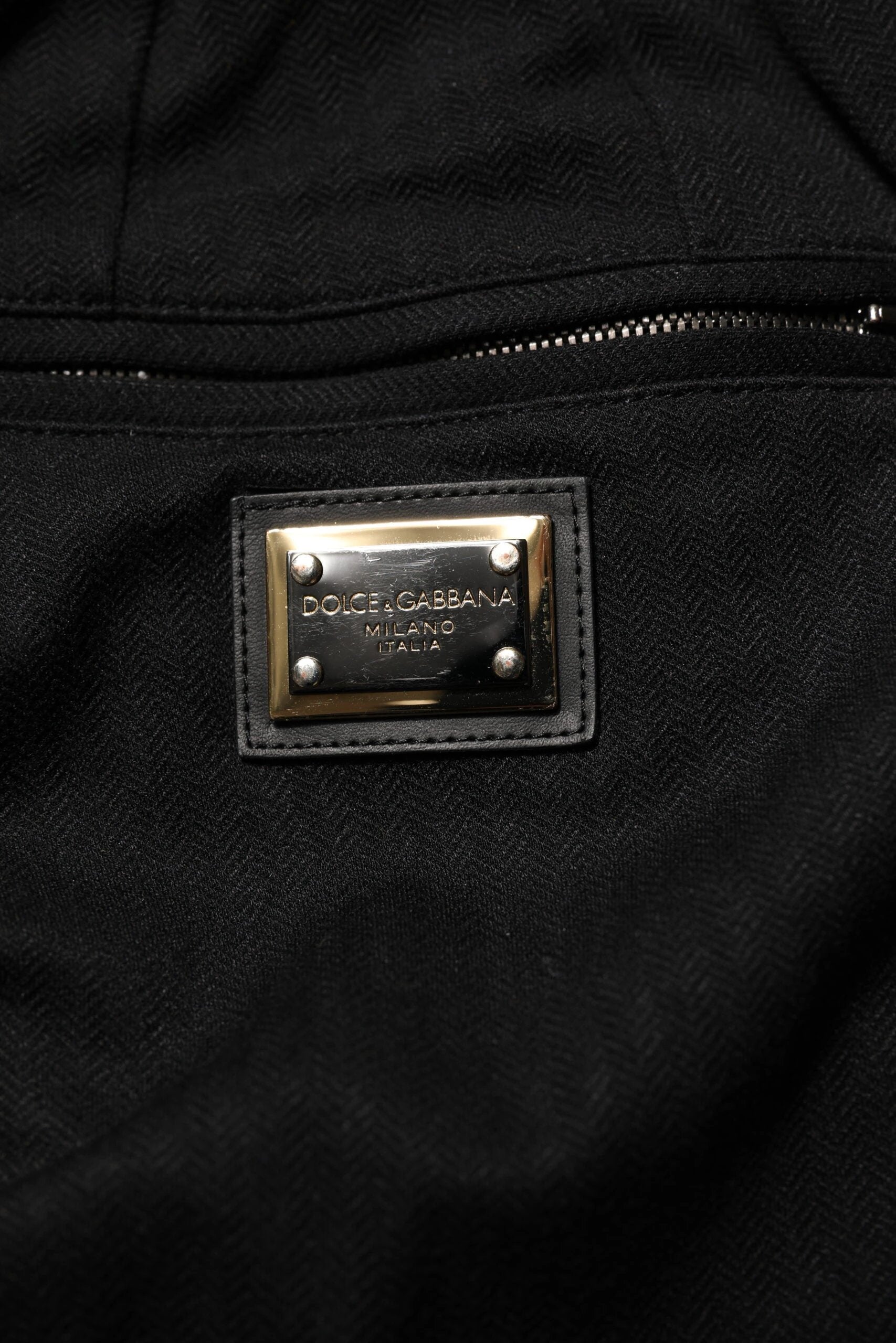 Dolce & Gabbana Black Viscose Skinny Logo Men Jogger Pants by Dolce & Gabbana