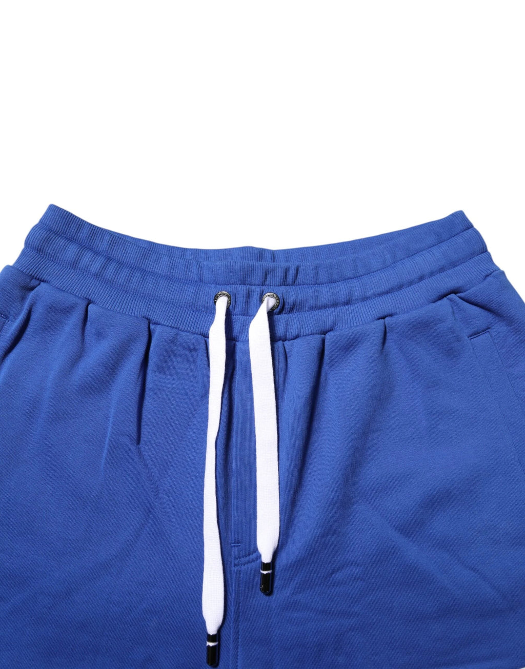 Dolce & Gabbana Blue Logo Cotton Bermuda Sweatshorts Shorts by Dolce & Gabbana