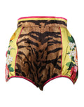 Dolce & Gabbana Multicolor Floral High Waist Hot Pants Shorts by Dolce & Gabbana
