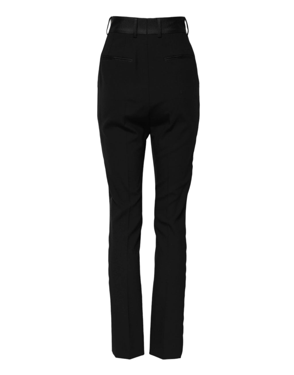 Dolce & Gabbana Black Wool High Waist Skinny Pants by Dolce & Gabbana
