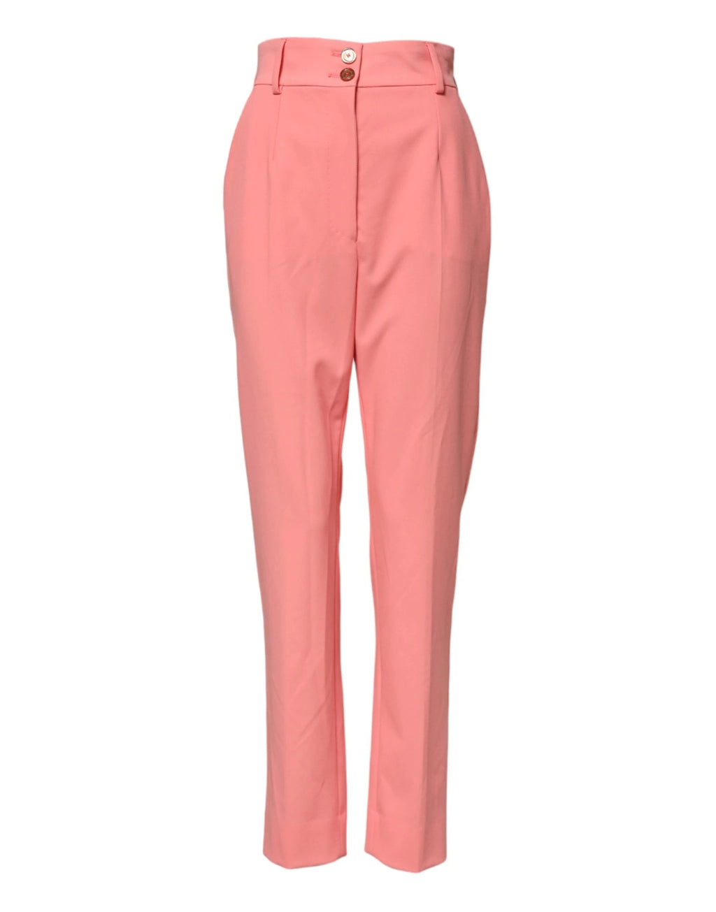 Dolce & Gabbana Pink High Waist Tapered Dress Pants by Dolce & Gabbana