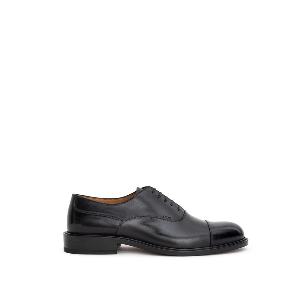 Dior Black Leather Oxfords And Derbies by Dior