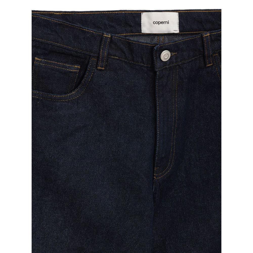 Coperni Blue Cotton High-Waisted Jean by Coperni