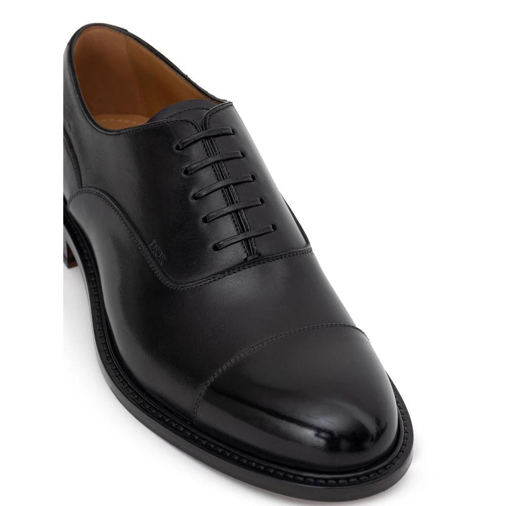 Dior Black Leather Oxfords And Derbies by Dior