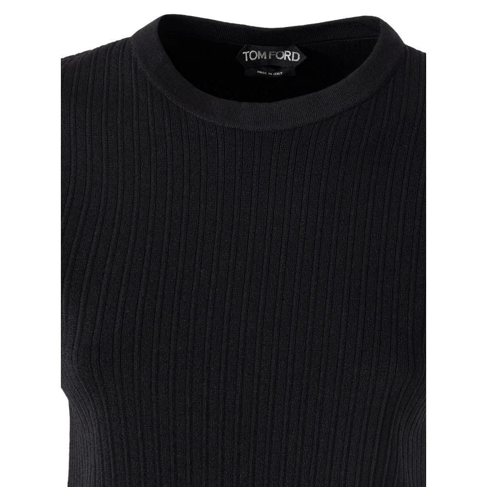Tom Ford Black Silk T-Shirt by Tom Ford