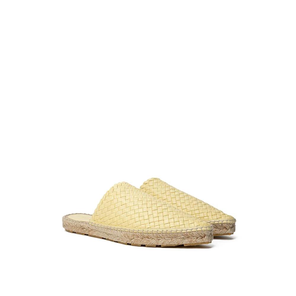 Bottega Veneta Yellow Leather Espadrille by Bottega Veneta