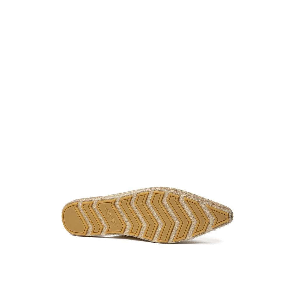 Bottega Veneta Yellow Leather Espadrille by Bottega Veneta
