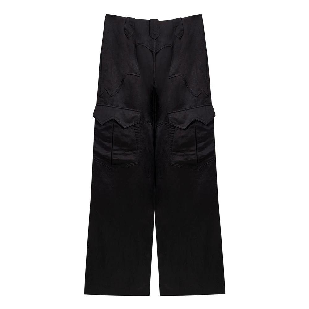 Tom Ford Black Viscose Cargo Pants by Tom Ford