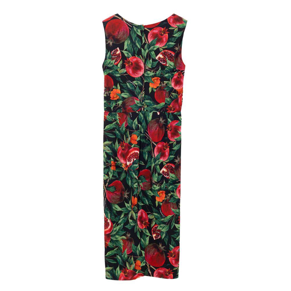 Dolce & Gabbana Bicolor Viscose Long Dress by Dolce & Gabbana