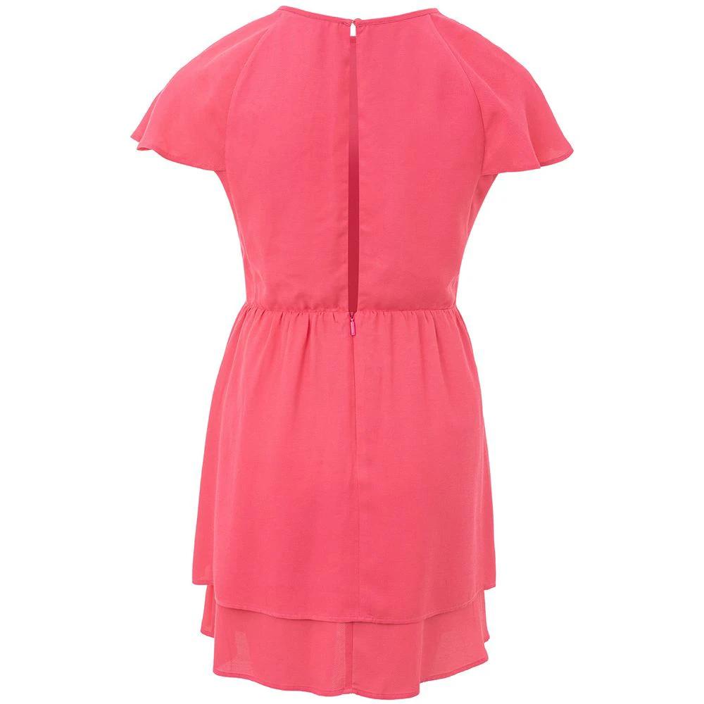 Armani Exchange Fuchsia Viscose Casual Dress by Armani Exchange