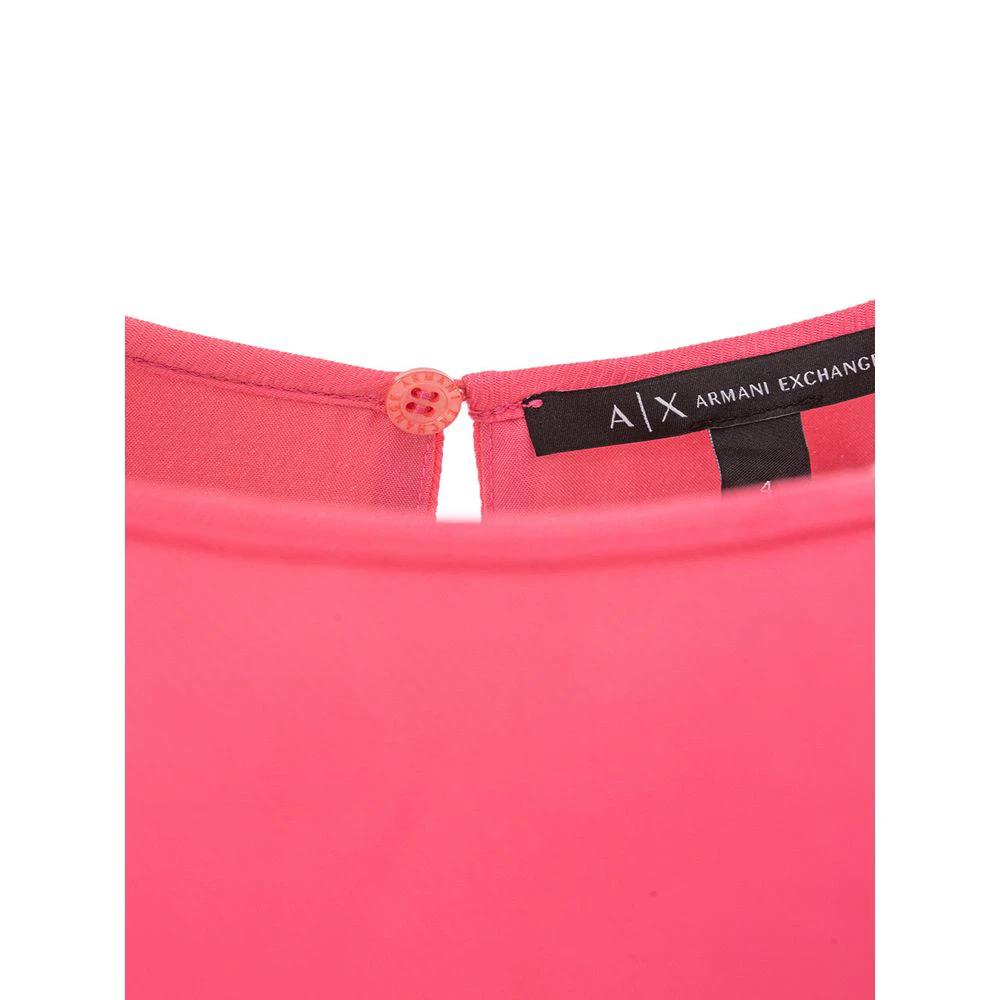 Armani Exchange Fuchsia Viscose Casual Dress by Armani Exchange