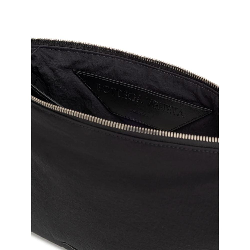 Bottega Veneta Black Nylon Clutch Bag by Bottega Veneta