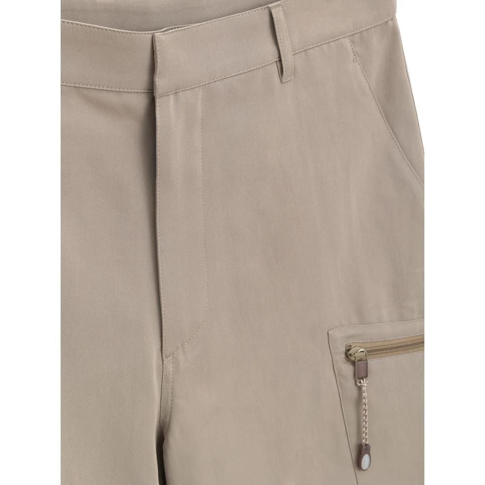 Dior Beige Cotton Cargo Shorts by Dior