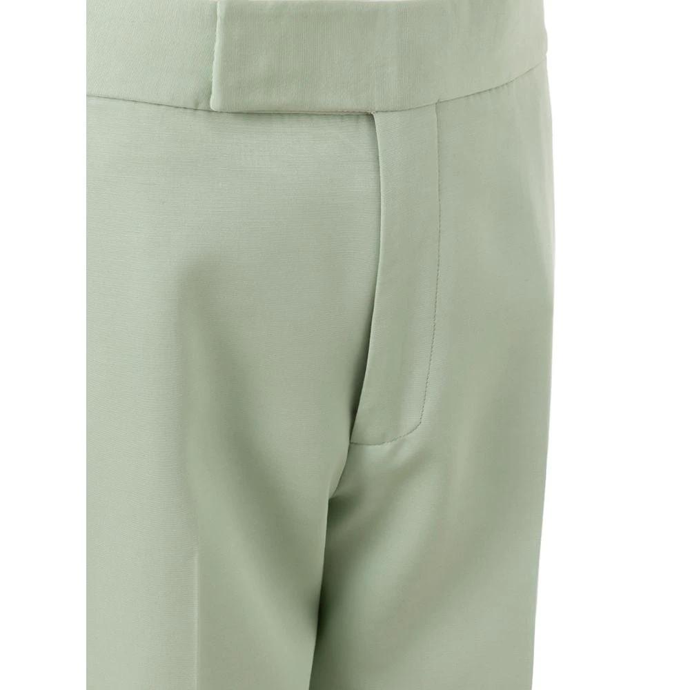 Tom Ford Green Viscose Chino Pants by Tom Ford