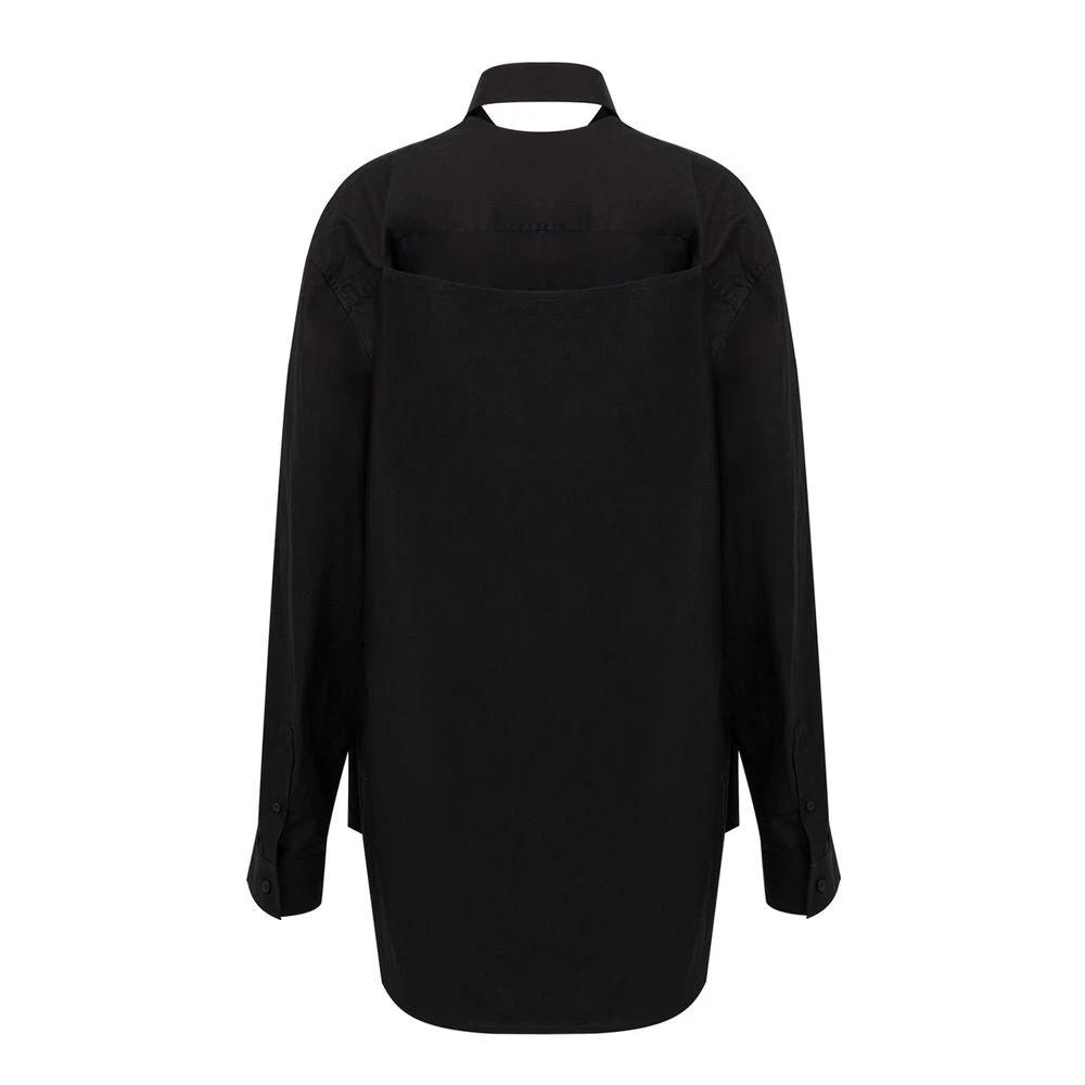Balenciaga Black Cotton Long Dress by Balenciaga