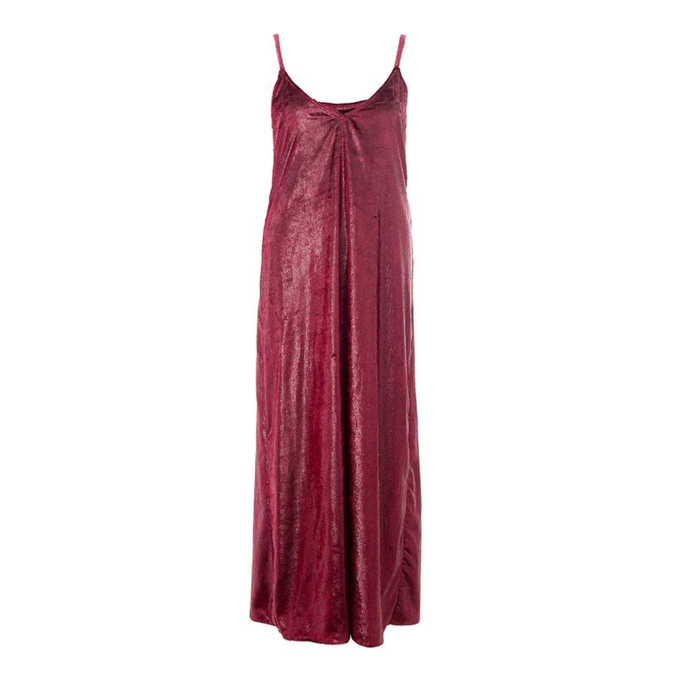Lardini Bordeaux Polyester Cocktail Dress by Lardini