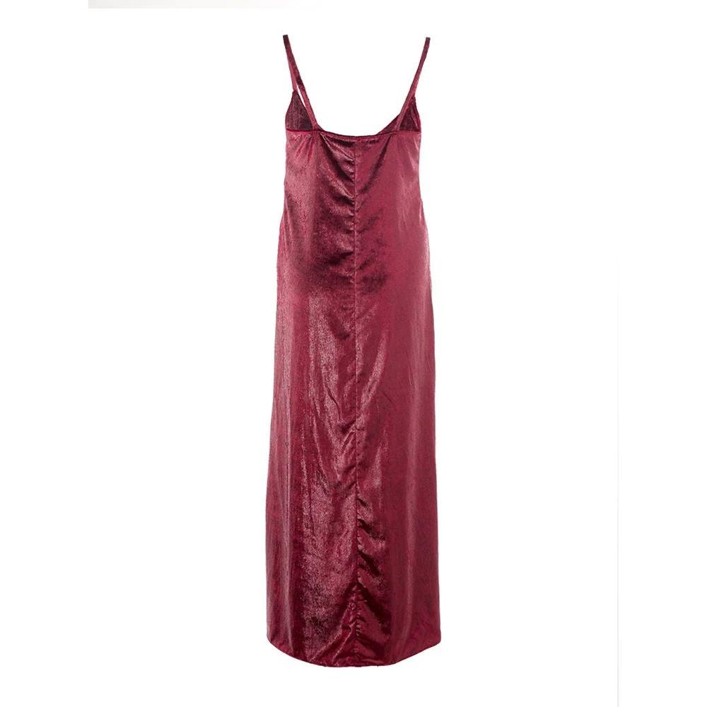 Lardini Bordeaux Polyester Cocktail Dress by Lardini
