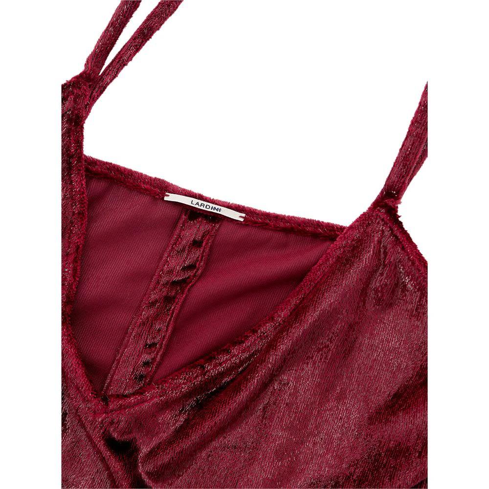 Lardini Bordeaux Polyester Cocktail Dress by Lardini