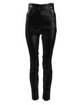 Dolce & Gabbana Black Cotton Stretch Lurex Thread Skinny Pants by Dolce & Gabbana