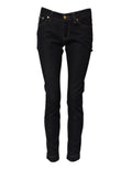 Dolce & Gabbana Blue Cotton PRETTY LowWaist Skinny Denim Jeans by Dolce & Gabbana