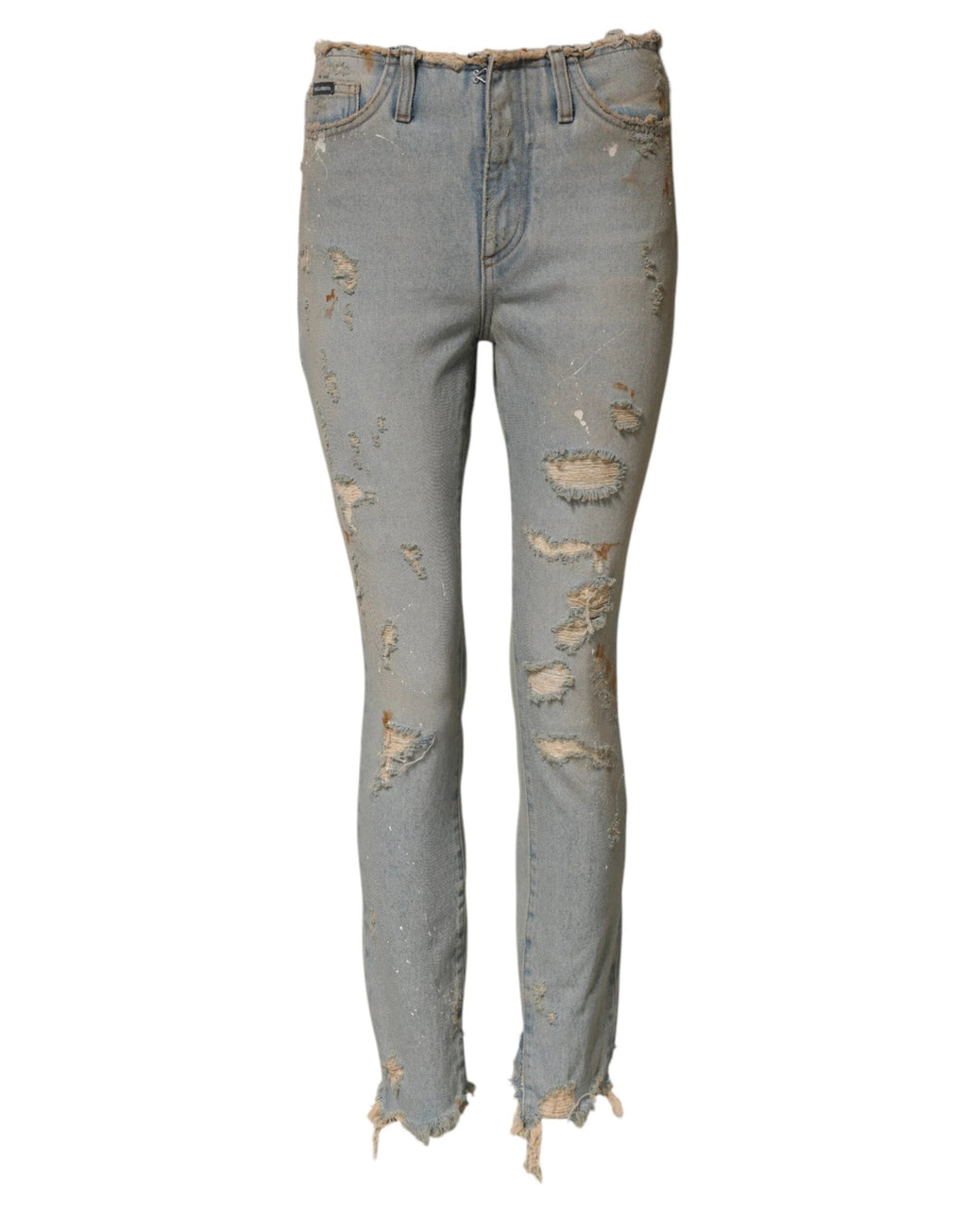 Dolce & Gabbana Light Blue High Waist Skinny Denim Jeans by Dolce & Gabbana