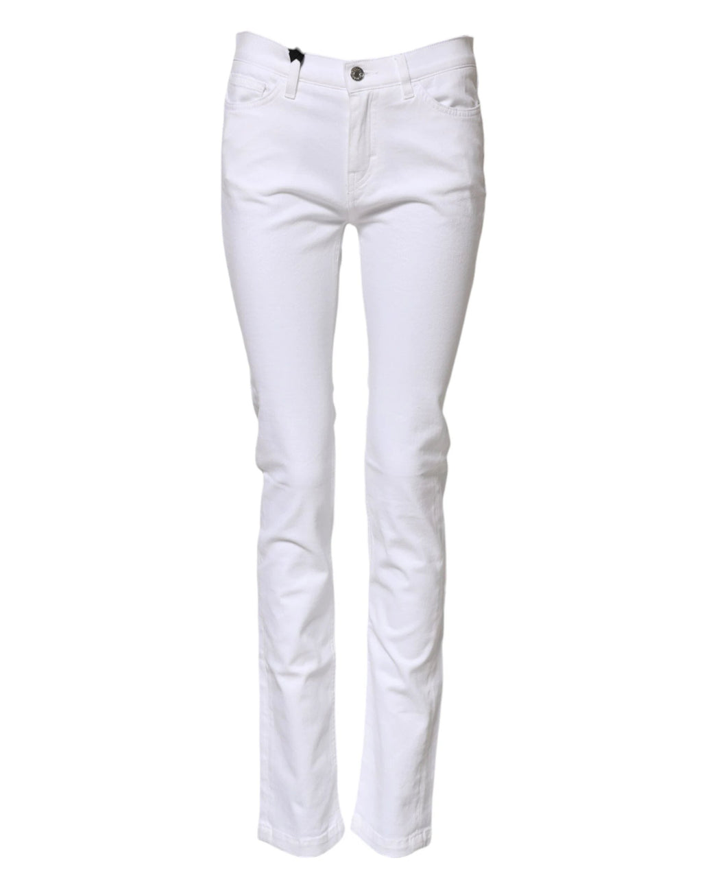 Dolce & Gabbana White GRACE Mid Waisted Skinny Denim Jeans by Dolce & Gabbana