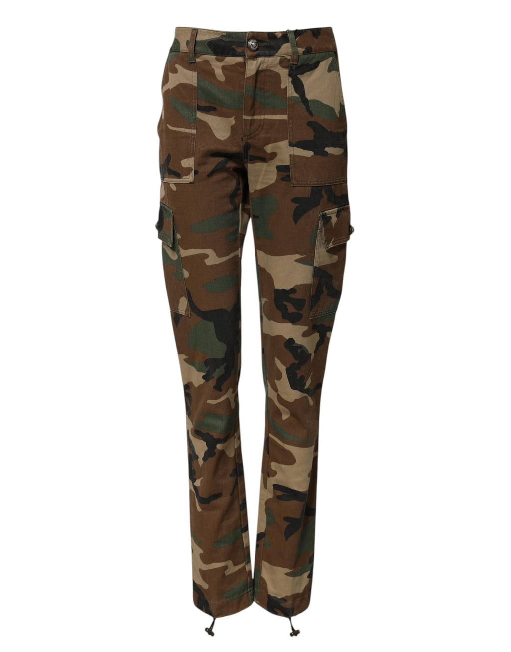 Dolce & Gabbana Multicolor Camouflage Cargo Pants by Dolce & Gabbana