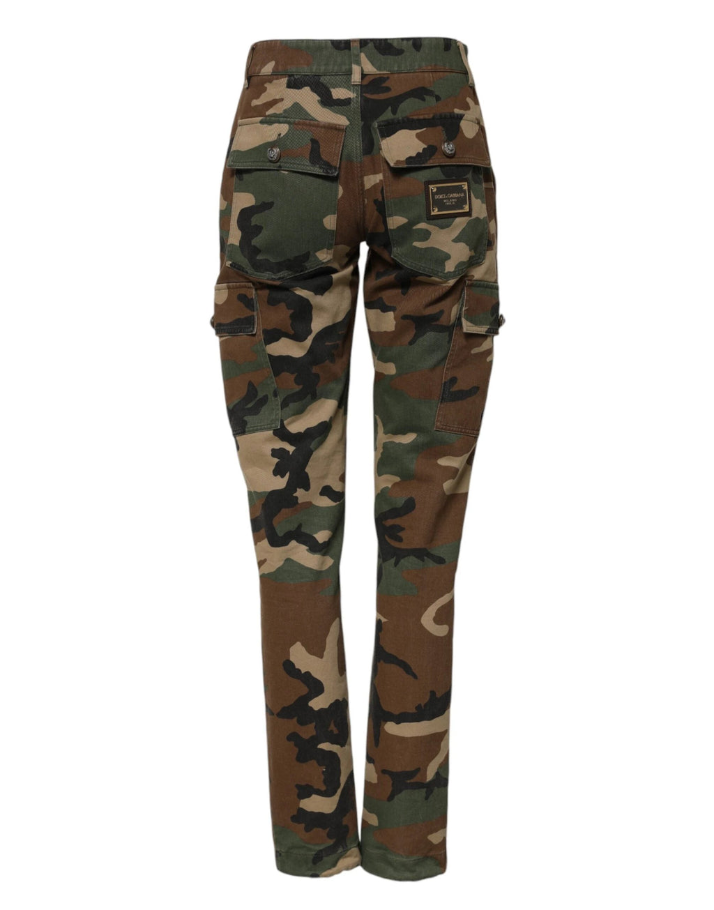 Dolce & Gabbana Multicolor Camouflage Cargo Pants by Dolce & Gabbana