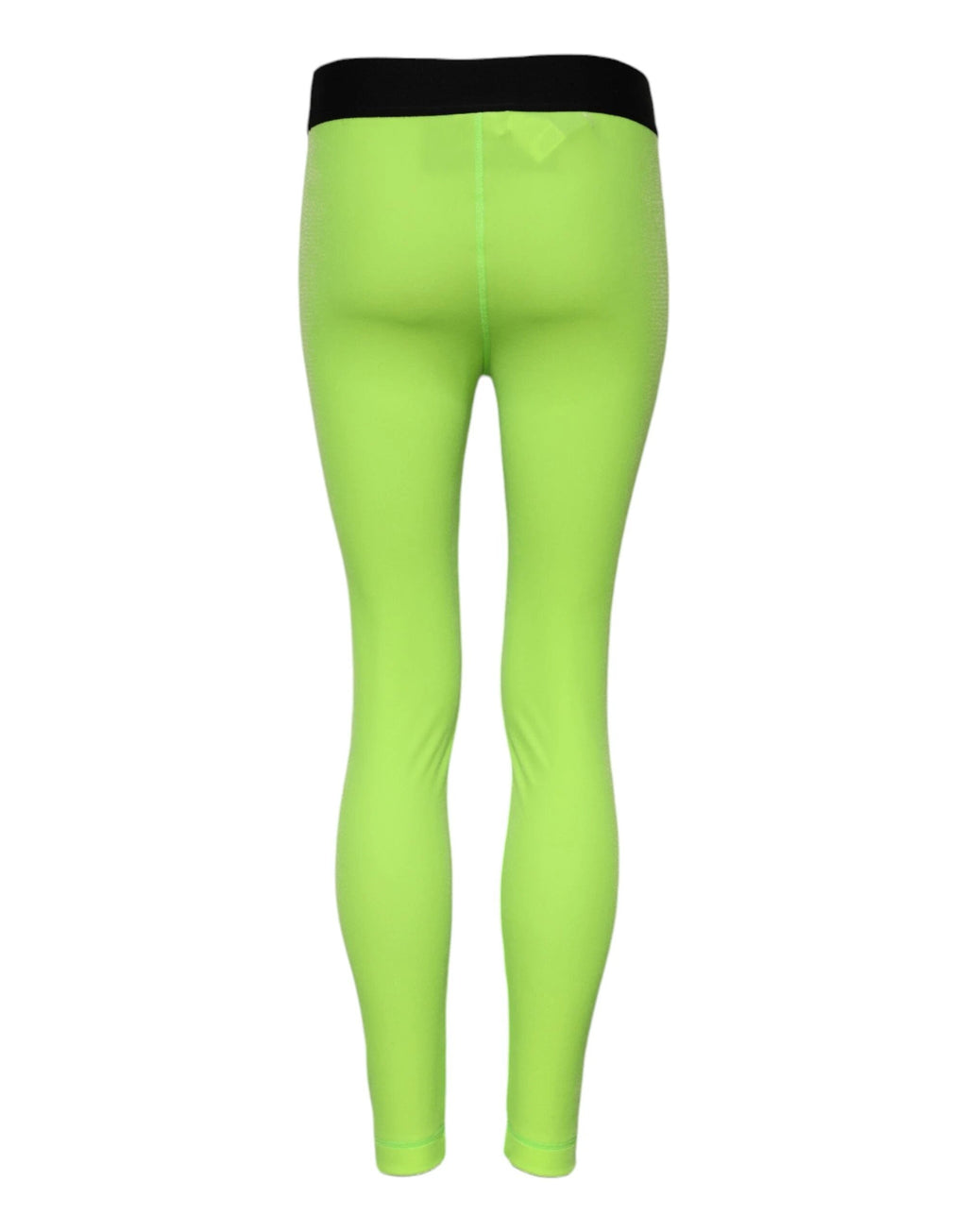Dolce & Gabbana Green Nylon Slim Fit Leggings Pants by Dolce & Gabbana