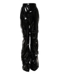 Dolce & Gabbana Black High Waist Cargo Bootcut Pants by Dolce & Gabbana