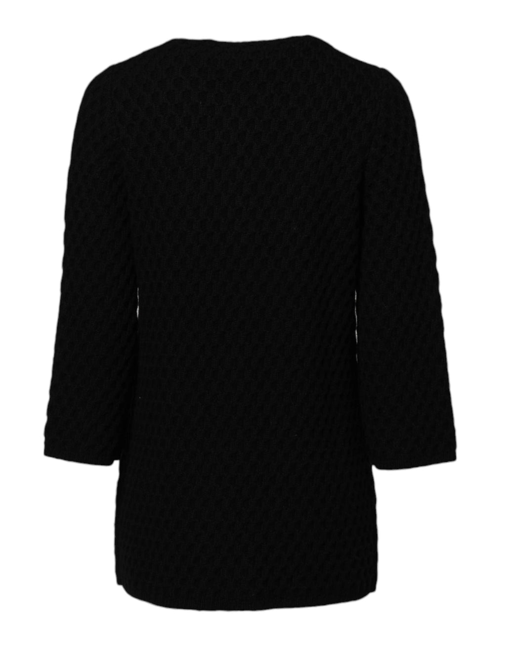 Dolce & Gabbana Black Cashmere Quilted Embellished Jacket by Dolce & Gabbana