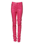 Dolce & Gabbana Pink Cotton High Waisted Skinny Denim Jeans by Dolce & Gabbana