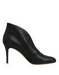 Gianvito Rossi Metallic Black Pump Stiletto Heels Shoes by Gianvito Rossi