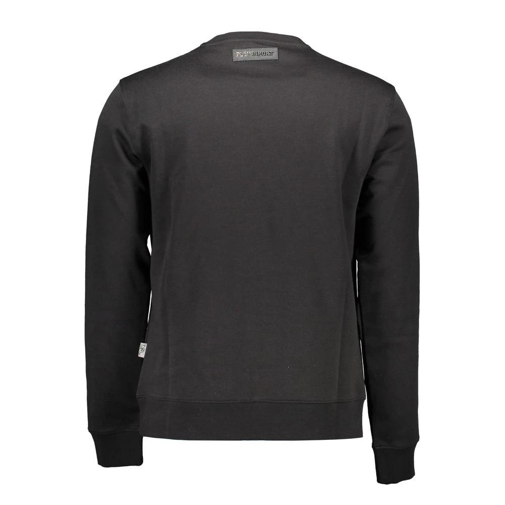 Plein Sport Black Cotton Men Sweater by Plein Sport