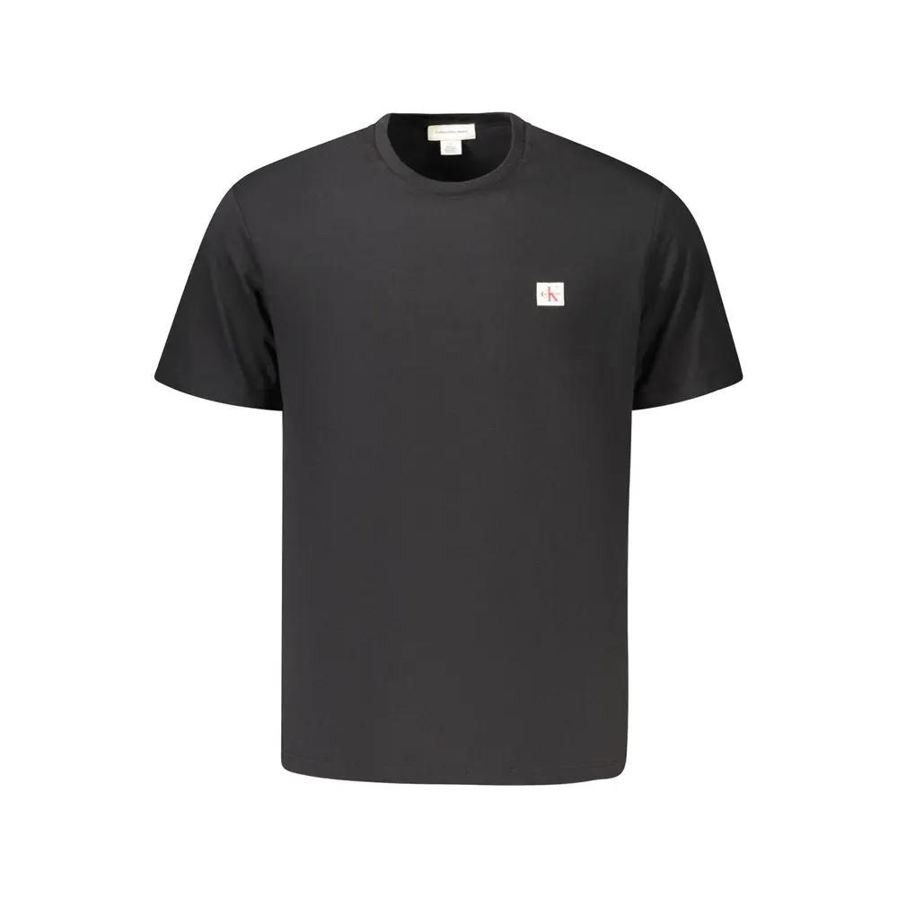 Calvin Klein Black Cotton Men T-Shirt