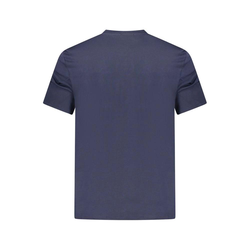 Calvin Klein Blue Cotton Men's T-Shirt Calvin Klein